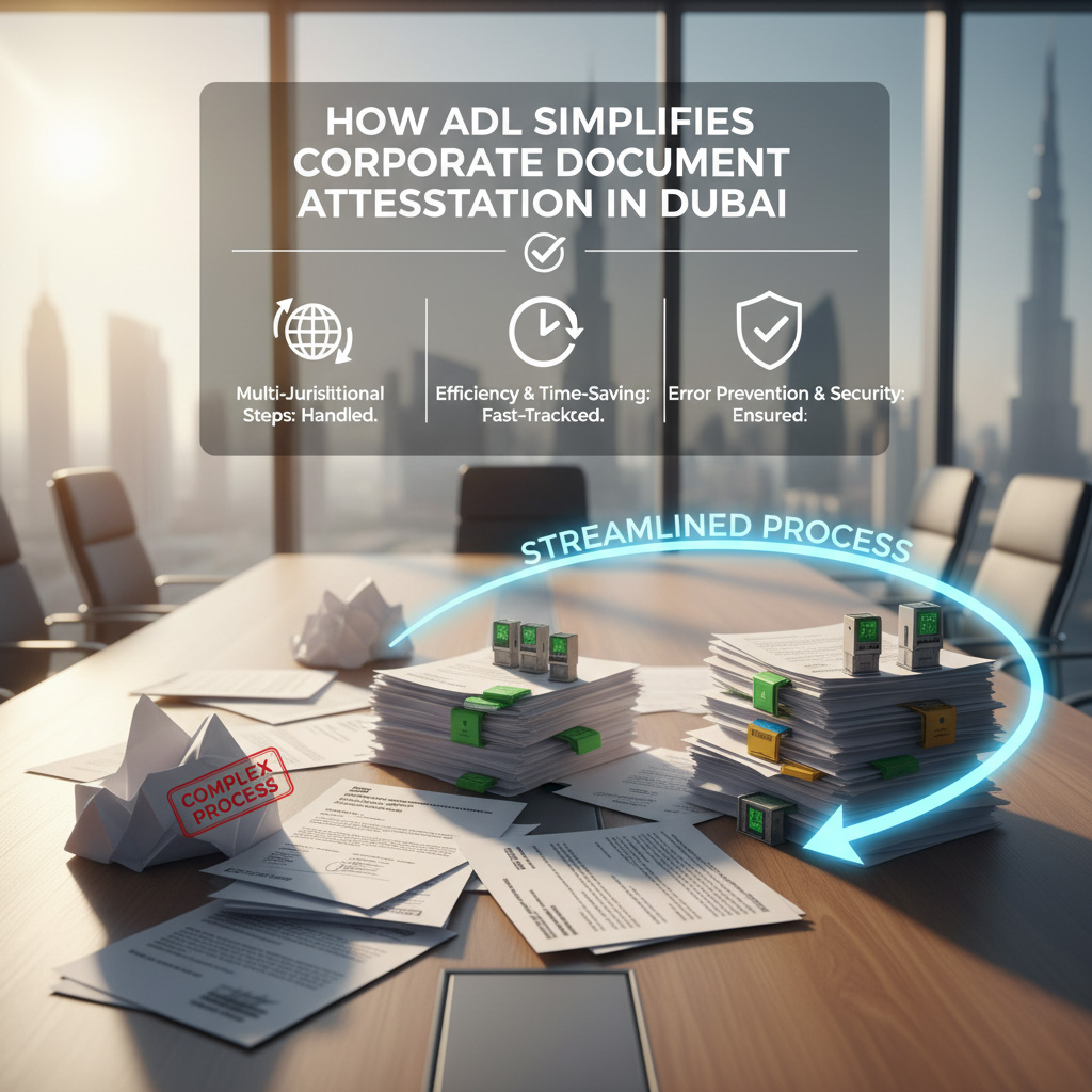 How ADL Simplifies Corporate Document Attestation in Dubai